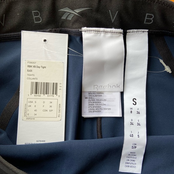 Victoria Beckham x Reebok Black Leggings with Slit-Hem - Picture 5 of 6